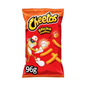 Cheetos cheese flavor and Matutano ketchup Sticks 96G