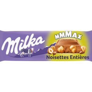 Tablette de Chocolat Milka Mmmax Noisettes Entières 270G