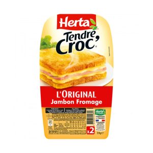 Tendre Croc' L'Original Herta Fromage Jambon 2x100G