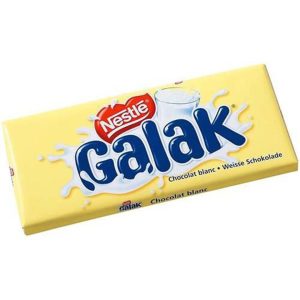 Tablette De Chocolat Blanc Galak 100G