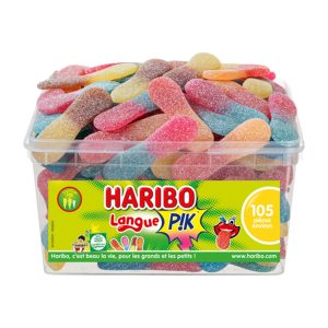 Haribo Langue Acide Pik Boite De 105 Bonbons