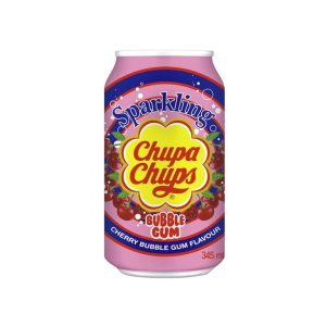 🇰🇷 Boisson Gazeuse Chupa Chups Cherry Bubble Gum 34,5CL