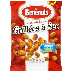 Benenuts Cacahuètes Grillées à Sec 120G